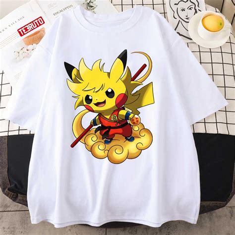 Pika Pika Son Goku Pikachu Dragon Ball Unisex T-shirt - Teeruto