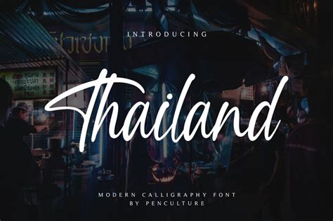 Download Thailand font | fontsme.com