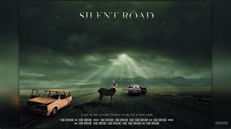 Photoshop Tutorial Manipulation a Silent Road Movie Poster - YouTube