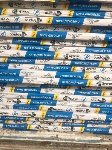 Saint Gobain Gyproc Gypsum Board 12.5Mm 6'X4' at Rs 395/piece | सैन्ट गोबेन जिप्सम बोर्ड in ...