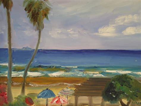 California Beach Painting by Betsy Mallegg - Fine Art America