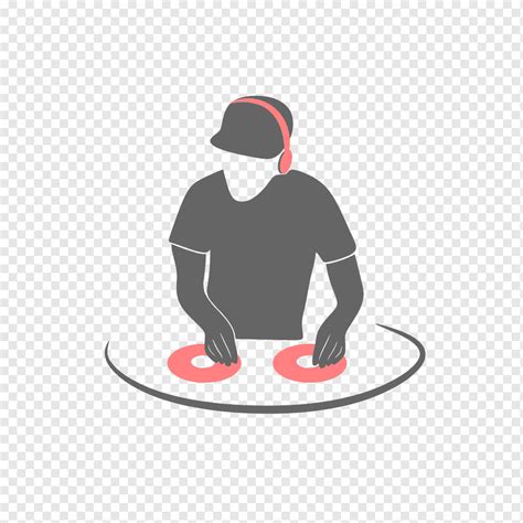 Logo Disc jockey, Silhouette, animals, hand, eps png | PNGWing