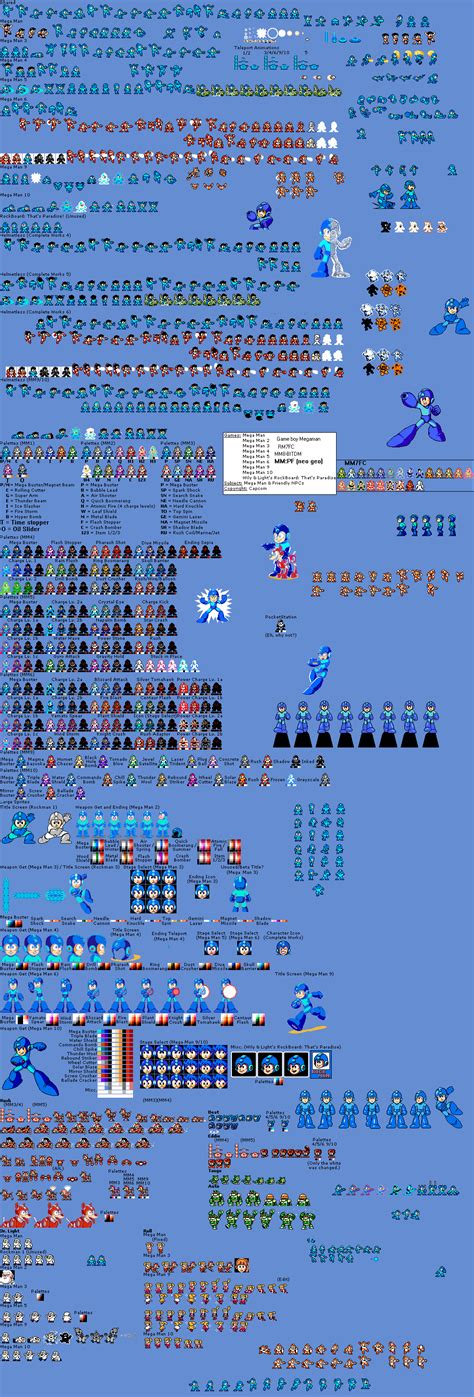 Ultimate 8-bit Megaman Sprite sheet by UltraEpicLeader100 on DeviantArt