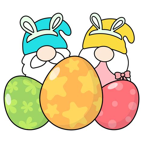 Gnomes Easter Filled clipart 12376015 PNG