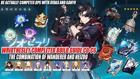 Wriothesley Completed Build Guide C0-C6 - He Actually Competes DPS with Ayaka and Ganyu - YouTube