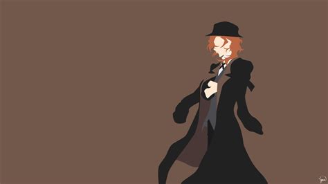 Chuya Nakahara (Bungou Stray Dogs) Minimalism by greenmapple17 | Bungou stray dogs wallpaper ...