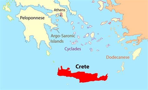 Your Guide to Crete Including Maps, Weather, and Things to See | Crete, Crete map, Map