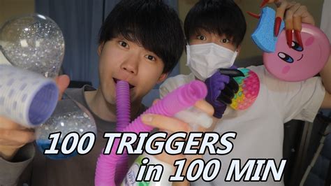 【ASMR】100 Triggers ASMR in 100 Mintues 🔥 - YouTube