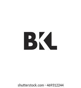 Bkl Logo Vector Graphic Branding Letter Stock Vector (Royalty Free ...