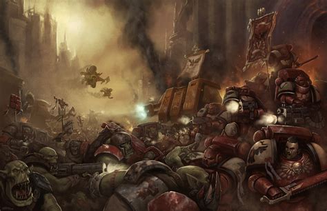 ArtStation - Warhammer 40k Battle fanart