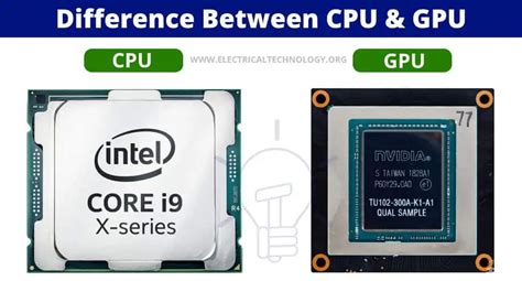 What is the Main Difference Between CPU and GPU?