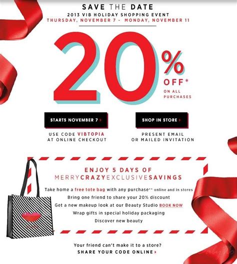 Sephora VIB Sale 2013 + Promo Code | Sephora, Promo codes, Coding