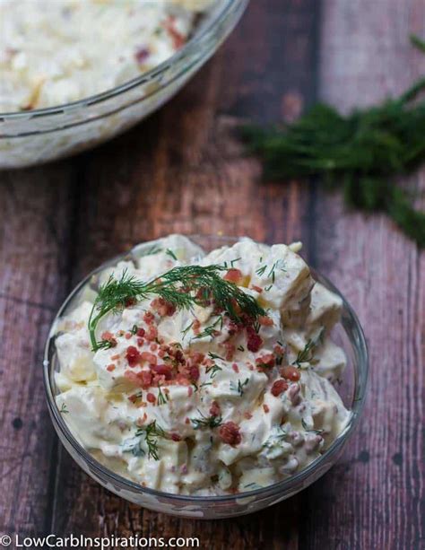 Keto Potato Salad Recipe (made with the BEST potato substitute!) - Low ...