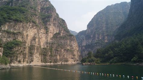 Longqing Gorge In China Is A Picturesque Area In The Village Of Gucheng At Yanqing District Of ...