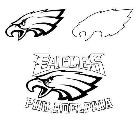 Printable Philadelphia Eagles Logo | Football coloring pages ...