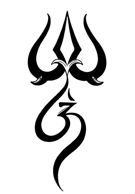 Lord Shiva Om Trishul | Trishul tattoo designs, Om tattoo design, Om ...