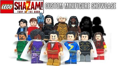 LEGO SHAZAM! Fury of the Gods Custom Minifigure Showcase - YouTube