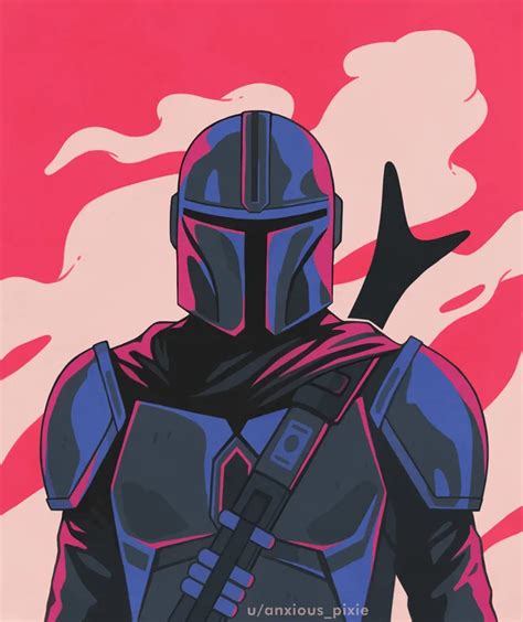 star wars mandalorian fan art - Jeffie Mckenney