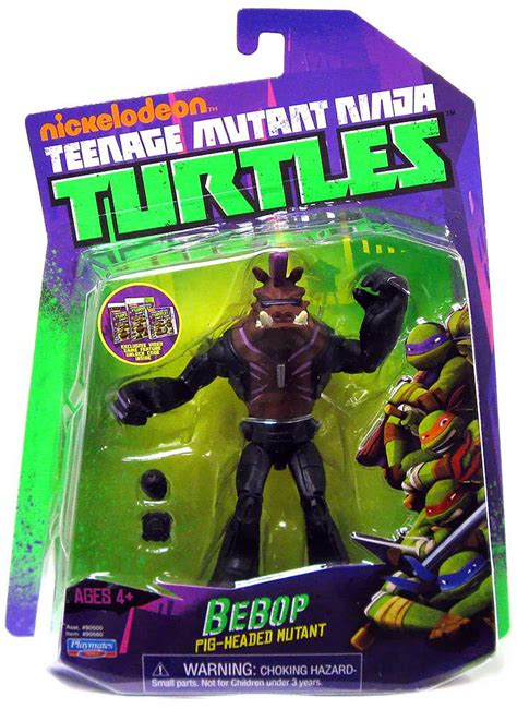 Teenage Mutant Ninja Turtles Nickelodeon Bebop 4 Action Figure Dark Skin Version Playmates - ToyWiz