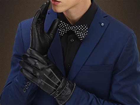 Men's Leather Touch Screen Gloves | ZORKET