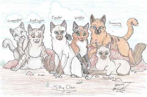 Our SkyClan Cats by Sun-wing on DeviantArt