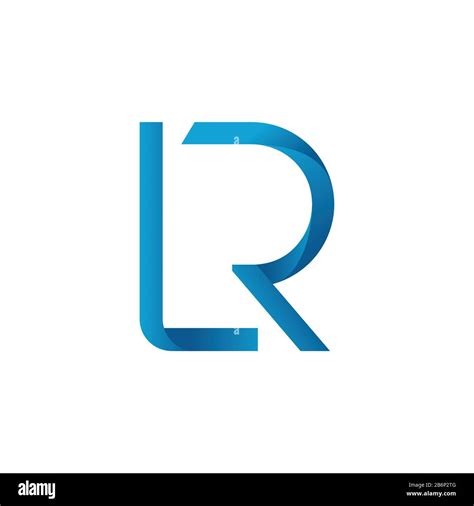 Initial LR letter Business Logo Design vector Template. Abstract Letter LR logo Design Stock ...