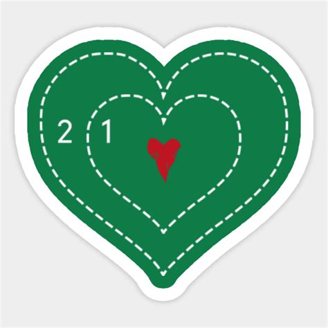 Grinch Heart - Two Sizes Too Small - Crewneck - Grinch - Sticker ...