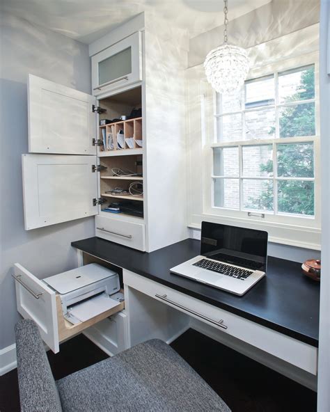 23 Greatest Computer Desk With Printer Shelf in 2020 | Home office cabinets, Home office design ...