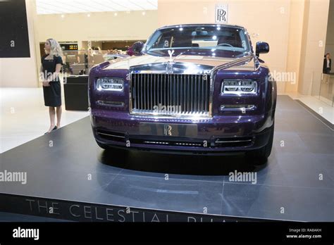 FRANKFURT, GERMANY - SEP 13, 2013: Rolls-Royce Celestial Phantom luxury ...