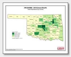 Printable Oklahoma Maps | State Outline, County, Cities