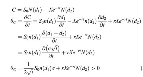 derivatives - Proof Black Scholes Theta - Quantitative Finance Stack Exchange