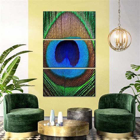 Detailed Peacock Feather Wall Art | Photography