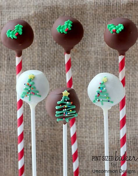 Christmas Tree Cake Pops - Uncommon Designs