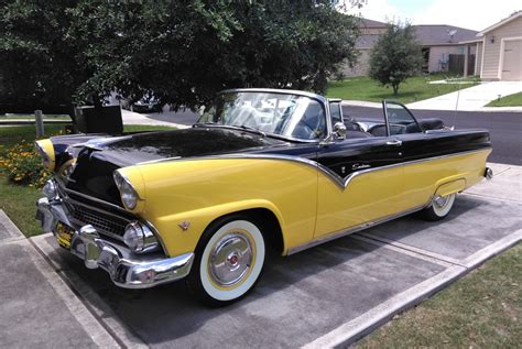 Old Cars Reader Wheels: 1955 Ford Fairlane Sunliner convertible - Old ...