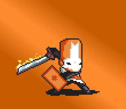 Orange Knight (Castle Crashers) by Destri on Newgrounds