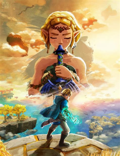 Zelda Tears of the Kingdom - Fan Art by Yves Barthez : r/gamingelves