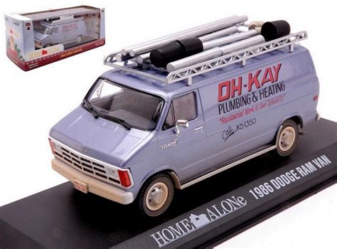 GREENLIGHT 86560 Dodge RAM Van 1986 Oh-kay Plumbing & Heating - Home Alone 1990 1/43