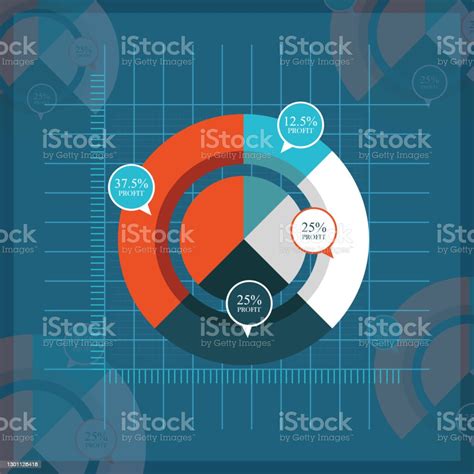 Colorful Business Pie Chart Stock Illustration - Download Image Now ...