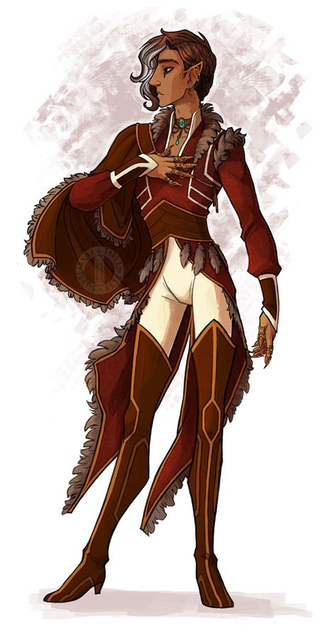 Half-elf Glamour Bard The Gala by Turtle-Arts | Character design ...