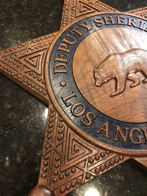 Los Angeles County Sheriff's Dept Badge | Etsy