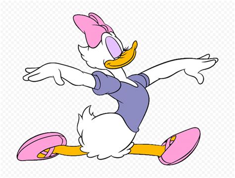 Cartoon Disney Daisy Duck Dancing PNG | Citypng