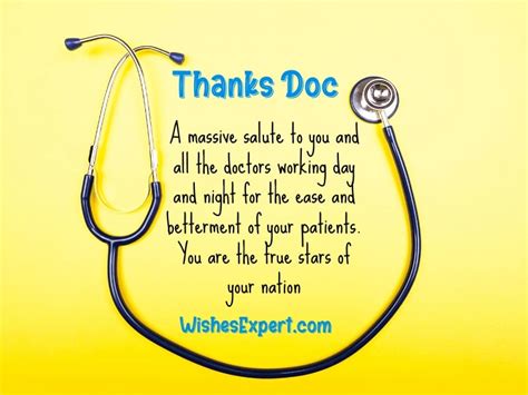 35+ Thank You Messages And Notes For Doctor