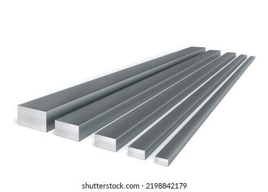 Set 5 Rectangular Steel Bars Different Stock Illustration 2198842179 ...