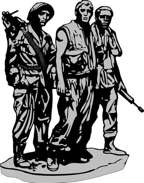 Vietnam soldier's memorial clipart - Clipground