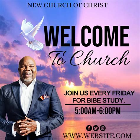 Welcome to church template design flyer | PosterMyWall