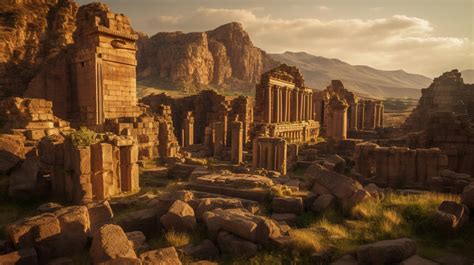 Ancient Ruins The Of An City Are Shown Backgrounds | JPG Free Download - Pikbest