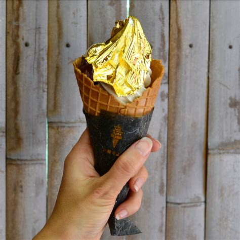 golden ice cream kyoto japan - Anne Travel Foodie