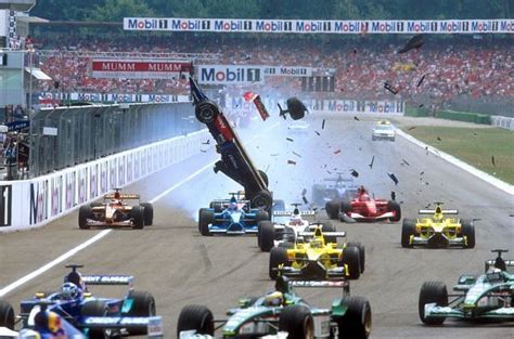 F1: Top 5 crashes at the German Grand Prix.