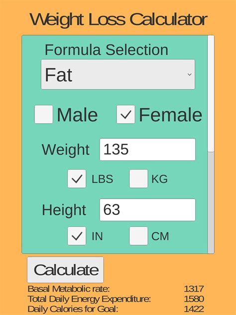 Weight Loss Calculator APK for Android Download