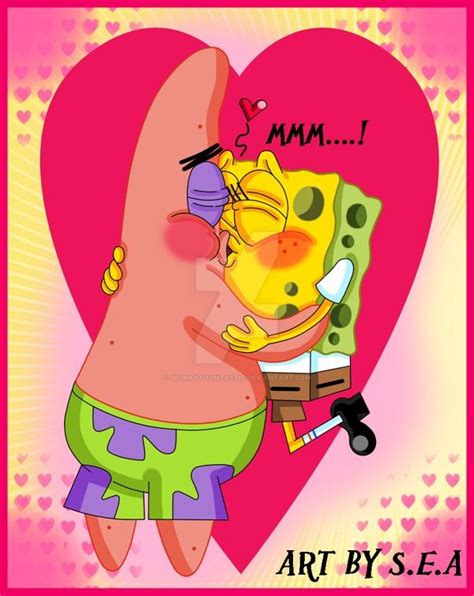 Spongebob Squarepants-A Patbob Kiss by randominksearcher on DeviantArt